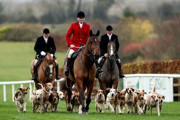 Bilder des Jahres 2024, Sport 11 November Sport Themen der Woche KW46 Sport Bilder des Tages REPRO FREE *PRESS RELEASE NO REPRODUCTION FEE* EDITORIAL USE ONLY 2024 Navan Racing Festival, Navan, Meath 17 11 2024 A view of the Meath Hounds parade A view of the Meath Hounds parade 17 11 2024  Copyright: x INPHO BenxBradyx BB3_3134