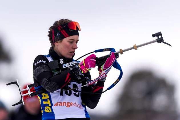 241117 Elvira Öberg of Sweden competes in the women s 7,5km sprint during the Swedish Premiere in biathlon on November 17, 2024 in Idre. Photo: Sara Damne BILDBYRAN kod SD MT0697 skidskytte biathlon skiskyting sverigepremiären sverigepremiär swedish premiere sverige bbeng Copyright: SARAxDAMNE BB241117SD035