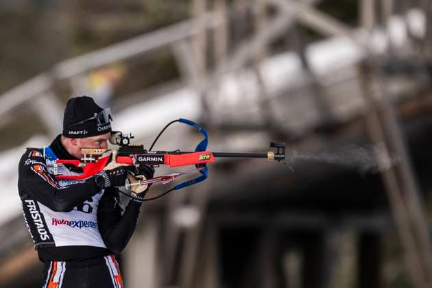 241117 Jesper Nelin of Sweden competes in the men s 10km sprint during the Swedish Premiere in biathlon on November 17, 2024 in Idre. Photo: Maxim ThorÃ BILDBYRAN kod MT MT0696 skidskytte biathlon skiskyting sverigepremiären sverigepremiär swedish premiere sverige bbeng Copyright: MAXIMxTHORE BB241117MT070