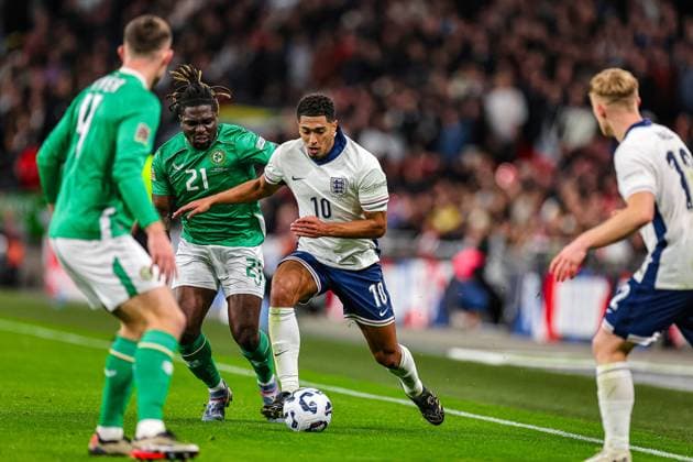 England v Republic of Ireland UEFA Nations League 17 11 2024. Jude Bellingham of England during the UEFA Nations League match between England and Republic of Ireland at Wembley Stadium, London, England on 17 November 2024. Editorial use only , Copyright: xNigelxKeenex PSI-20825-0013