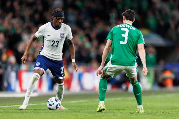 England v Republic of Ireland Noni Madueke of England in action during the England v Republic of Ireland UEFA Nations League Round 1 Group F match at Wembley Stadium, London, England, United Kingdom on 17 November 2024 Editorial use only. All images are copyright Every Second Media Limited. No images may be reproduced without prior permission. Copyright: xIMAGO EveryxSecondxMediax ESM-1219-0087