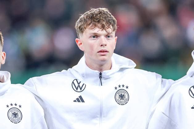 15.11.2024, Fußball, U21, U 21 Länderspiel Deutschland - Dänemark, Tivoli Stadion Aachen, Saison 2024 2025: Paul Wanner (U21 GER 20) Nordrhein-Westfalen Deutschland