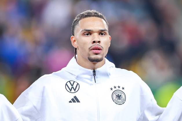 15.11.2024, Fußball, U21, U 21 Länderspiel Deutschland - Dänemark, Tivoli Stadion Aachen, Saison 2024 2025: Pharrel Nnamdi Collins (U21 GER 15) Nordrhein-Westfalen Deutschland