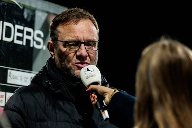 Google Pixel Frauen-Bundesliga, 1. FC Köln - SV Werder Bremen; 18.11.2024 Thomas Horsch (Trainer SV Werder Bremen) im Interview Google Pixel Frauen-Bundesliga, 1. FC Köln - SV Werder Bremen, Köln, Franz-Kremer-Stadion am 18.11.2024 Copyright: xBEAUTIFULxSPORTS Wunderlx