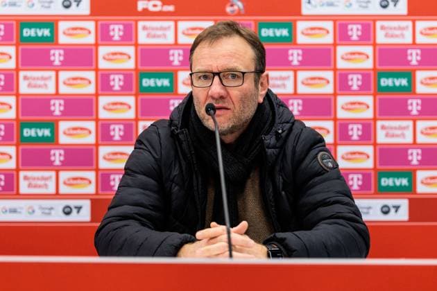 Google Pixel Frauen-Bundesliga, 1. FC Köln - SV Werder Bremen; 18.11.2024 Thomas Horsch (Trainer SV Werder Bremen) während der Pressekonferenz Google Pixel Frauen-Bundesliga, 1. FC Köln - SV Werder Bremen, Köln, Franz-Kremer-Stadion am 18.11.2024 Copyright: xBEAUTIFULxSPORTS Wunderlx