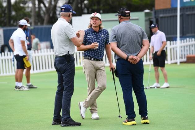 AUSTRALIAN PGA, Golf Herren GOLF PRACTICE, Australian golfer Cam Smith arrives to a Australian PGA golf tournament practice session at the Royal Queensland Golf Club in Brisbane, Tuesday, November 19, 2024. ( NO ARCHIVING, EDITORIAL USE ONLY, NO USE IN BOOKS WITHOUT CONSENT BRISBANE QUEENSLAND AUSTRALIA  Copyright: xJONOxSEARLEx 20241119118206803751
