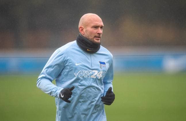 Fussball, Herren, Saison 2024 25, 2. Bundesliga, Hertha BSC, Training, Toni Leistner (Hertha BSC), 19.11. 2024,