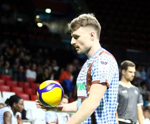Eric BURGGRAEF(Herrsching), He-Volleyballl, CEV Challenge Cup, 2024 25, WWK Volleys Herrsching vs Cisnere Alter Tenerife, 19.11.24, BMW Park. Muenchen, Copyright: WolfgangxFehrmann