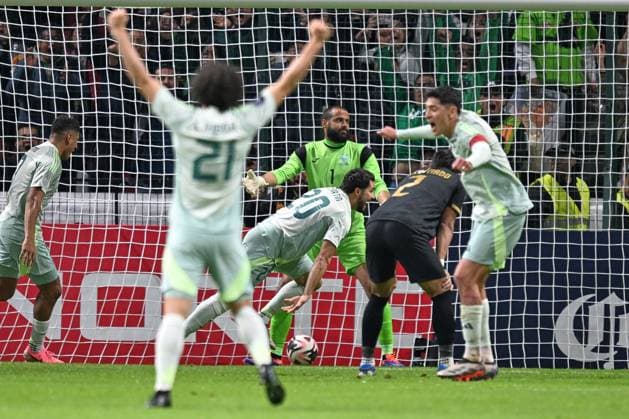 RECORD DATE NOT STATED IV CONCACAF NATIONS LEAGUE 2024-2025 Mexico vs Honduras Henry Martin celebrates his goal 2-0 of Mexico during the Quarterfinals second leg match between Mexican national team, Nationalteam (Mexico) and Honduras as part of the Concacaf Nations League 2024-2025 at Nemesio Diez Stadium on November 19, 2024 in Toluca, Estado de Mexico, Mexico. TOLUCA ESTADO DE MEXICO MEICO  Copyright: xDavidxLeahx 20241119221607_CNL_CFV_MEX_HON_MARTIN241