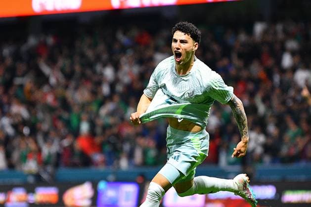 RECORD DATE NOT STATED IV CONCACAF NATIONS LEAGUE 2024-2025 Mexico vs Honduras Jorge Sanchez celebrates his goal 3-0 of Mexico during the Quarterfinals second leg match between Mexican national team, Nationalteam (Mexico) and Honduras as part of the Concacaf Nations League 2024-2025 at Nemesio Diez Stadium on November 19, 2024 in Toluca, Estado de Mexico, Mexico. TOLUCA ESTADO DE MEXICO MEICO  Copyright: xAdrianxMaciasx 20241119223146_CNL_CFV_MEX_HON_SANCHEZ272