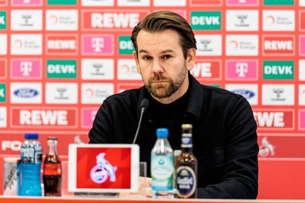 1. FC Köln Pressekonferenz; 20.11.2024 Thomas Kessler (1. FC Köln Leiter der Lizenzspielerabteilung) Pressekonferenz 1. FC Köln; Geissbockheim, 20.11..2024