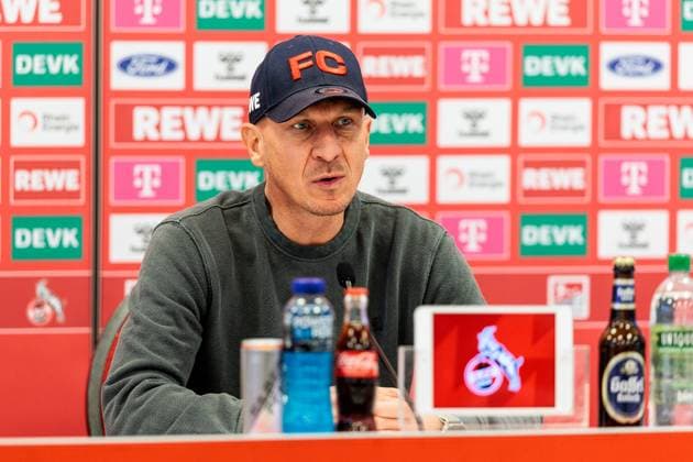 1. FC Köln Pressekonferenz; 20.11.2024 Gerhard Struber (Trainer 1. FC Köln) Pressekonferenz 1. FC Köln; Geissbockheim, 20.11..2024