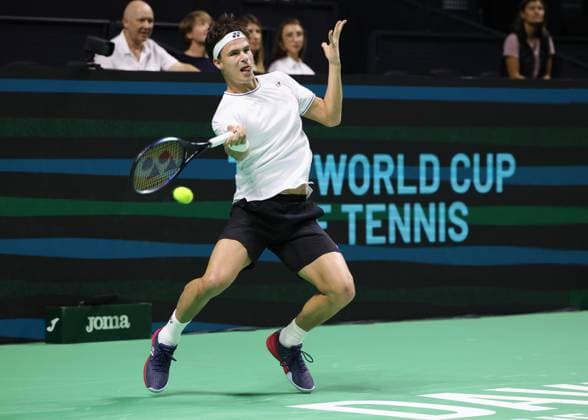 Daniel Altmaier (GER), Davis Cup Finale 2024, Palacio de Deportes JosÃ Copyright: xJuergenxHasenkopfx