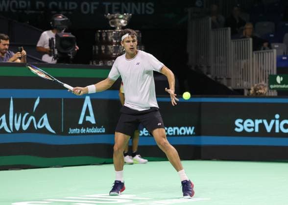 Daniel Altmaier (GER), Davis Cup Finale 2024, Palacio de Deportes JosÃ Copyright: xJuergenxHasenkopfx