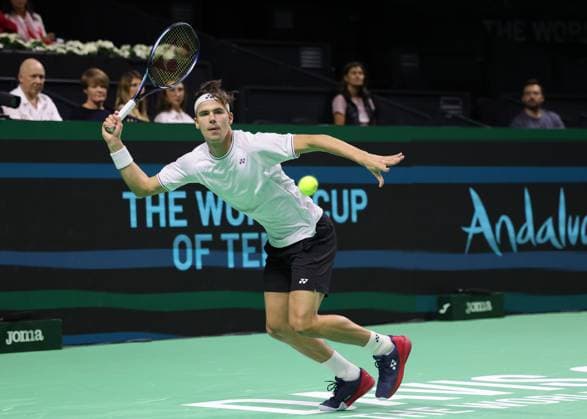 Daniel Altmaier (GER), Davis Cup Finale 2024, Palacio de Deportes JosÃ Copyright: xJuergenxHasenkopfx