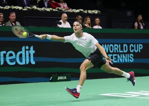 Daniel Altmaier (GER), Davis Cup Finale 2024, Palacio de Deportes JosÃ Copyright: xJuergenxHasenkopfx