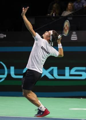 Daniel Altmaier (GER), Davis Cup Finale 2024, Palacio de Deportes JosÃ Copyright: xJuergenxHasenkopfx