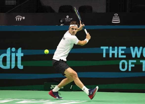 Daniel Altmaier (GER), Davis Cup Finale 2024, Palacio de Deportes JosÃ Copyright: xJuergenxHasenkopfx