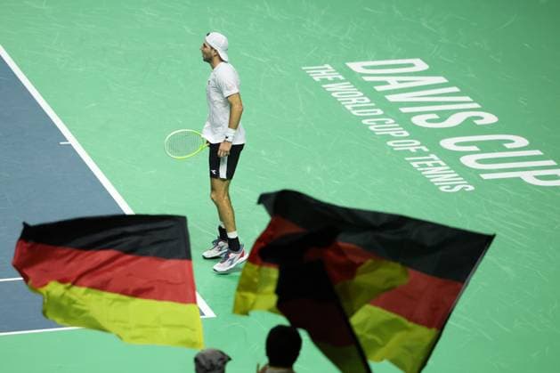 Jan-Lennard Struff (GER) Davis Cup Finale 2024, Palacio de Deportes JosÃ Copyright: xJuergenxHasenkopfx