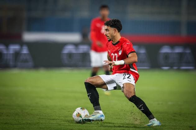 Egypt v Botswana - The Africa Cup Of Nations Qualifiers Omar Marmoush of the Egypt team participates in the Africa Cup of Nations Qualifiers match between Egypt and Botswana at the 30 June Air Defence Stadium in Egypt on November 19, 2024. Cairo Egypt  Copyright: xAymanxArefx originalFilename:aref-notitle241119_npWXO.jpg