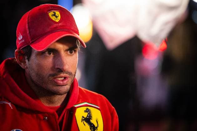 Carlos Sainz jr., (ESP, Scuderia Ferrari 55) USA, Formel 1 Weltmeisterschaft, Grand Prix von Las Vegas, Las Vegas Strip Circuit, Medientag, 20.11.2024 USA, Formel 1 Weltmeisterschaft, Grand Prix von Las Vegas, Las Vegas Strip Circuit, Medientag, 20.11.2024 Las Vegas Copyright: xEibner-Pressefoto ThomasxFuesslerx EP_TFR