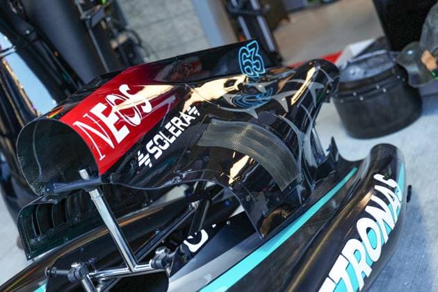 Formel 1 GP Las Vegas USA. Donnerstag, 21.11.2024 Mercedes-AMG Petronas F1 Team; Formel 1 GP Las Vegas USA. Donnerstag, 21.11.2024 Copyright: xBEAUTIFULxSPORTS Erlhofx