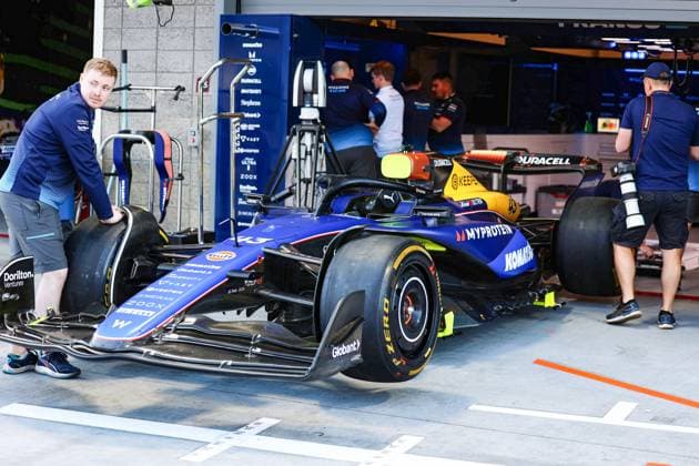 Formel 1 GP Las Vegas USA. Donnerstag, 21.11.2024 Franco Colapinto 43, Williams Racing; Formel 1 GP Las Vegas USA. Donnerstag, 21.11.2024 Copyright: xBEAUTIFULxSPORTS Erlhofx