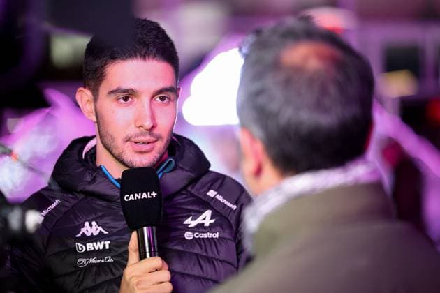 Formel 1 GP Las Vegas USA. Donnerstag, 21.11.2024 Esteban Ocon 31, BWT Alpine F1 Team; Formel 1 GP Las Vegas USA. Donnerstag, 21.11.2024 Copyright: xBEAUTIFULxSPORTS Erlhofx