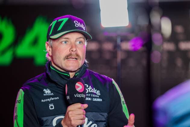 Formel 1 GP Las Vegas USA. Donnerstag, 21.11.2024 Valtteri Bottas 77, Stake F1 Team Kick Sauber; Formel 1 GP Las Vegas USA. Donnerstag, 21.11.2024 Copyright: xBEAUTIFULxSPORTS Erlhofx