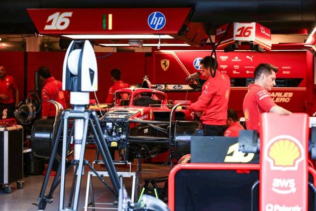 Formel 1 GP Las Vegas USA. Donnerstag, 21.11.2024 Scuderia Ferrari; Formel 1 GP Las Vegas USA. Donnerstag, 21.11.2024 Copyright: xBEAUTIFULxSPORTS Erlhofx