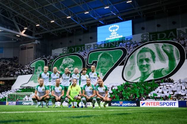 241121 during the Women s Champions League football match between Hammarby and Manchester City on November 21, 2024 in Stockholm. Photo: Simon Hastegard BILDBYRAN kod SH SH0547 fotboll football soccer fotball uefa womens champions league hammarby manchester city dam bbeng Copyright: SIMONxHASTEGARD BB241121SH014
