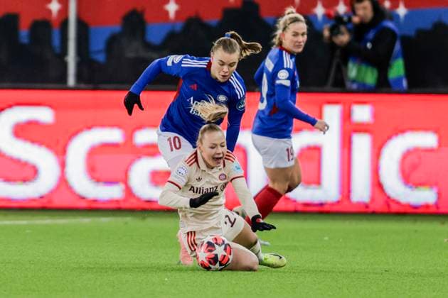 Mesterligaen football women, group C Valerenga Bayern Munich undefined Oslo 20241121 The group stage match in the women s championship between Valerenga and Bayern Munich at the Intility Arena Photo Jonas Been Henriksen NTB Oslo Norway EDITORIAL USE ONLY RESTRICTED USE FOR BETTING COMPANIES  Copyright: xJonasxBeenxHenriksenx xNTBx