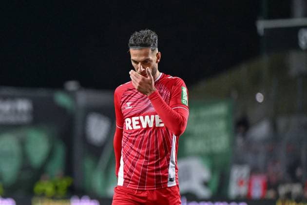 22.11.2024, Fussball, 2. Bundesliga, 13. Spieltag Saison 2024 2025, Preußen Münster - 1.FC Köln, Tim Lemperle (1. FC Köln) xRHR-FOTO TKx
