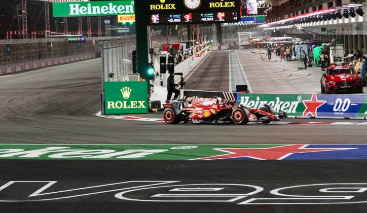 Qualifying race time for formula 1 heineken silver las vegas grand prix. (spo) qualifying race time for formula 1 heineken silver las vegas grand prix. November 22, 2024, las vegas, nevada, usa: drivers are seen racing for the qualifying time for formula 1 las vegas grand prix taking place at las vegas strip circut. Credit: niyi fote thenews2 (Foto: Niyi Fote Thenews2 imago images) SPO  Copyright: xNiyixFotex