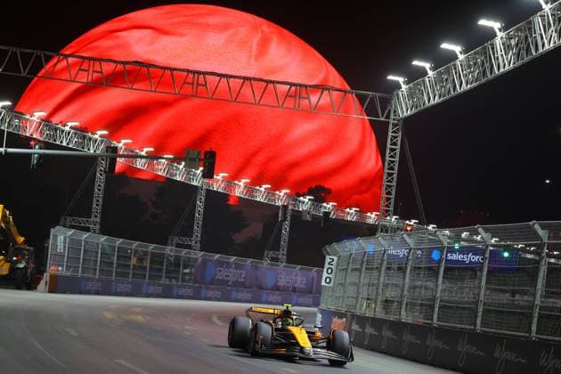 FORMULA 1 HEINEKEN SILVER LAS VEGAS GRAND PRIX 2024 22.11.2024, Las Vegas Street Circuit, Las Vegas, FORMULA 1 HEINEKEN SILVER LAS VEGAS GRAND PRIX 2024 ,im Bild Lando Norris (GBR), McLaren F1 Team