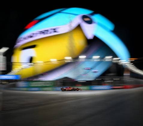 November 23, 2024, Las Vegas, Nevada, USA: Moments from the track with the stunning sphere during the Formula One Qualifying of the Las Vegas Grand Prix. Las Vegas USA - ZUMAo117 20241123_zsp_o117_040 Copyright: xMikaelxOnax