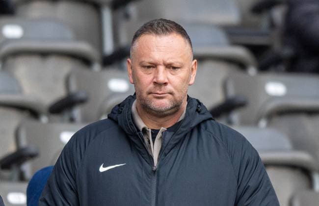 Fussball, Herren, Saison 2024 2025, 2. Bundesliga (13. Spieltag), Hertha BSC - SSV Ulm, Pal Dardai auf der Tribüne, 23.11. 2024, Copyright: xSebastianxRäppold MatthiasxKochx