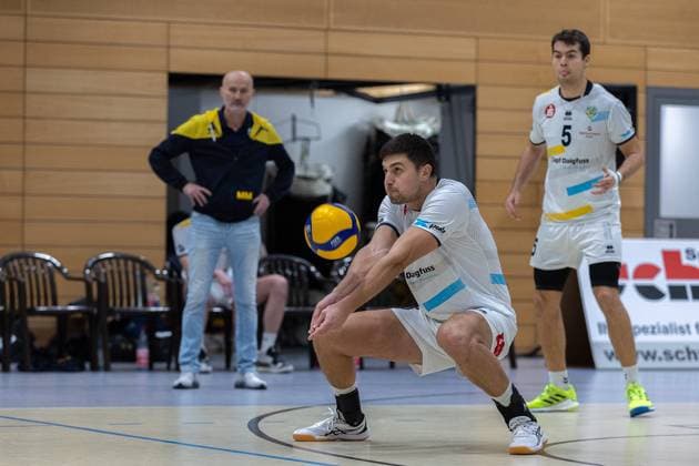 Perica Stanic (SV Schwaig, 16), SV Schwaig Volleyball - TV Rottenburg, Volleyball, 2. Bundesliga Sued, 6. Spieltag, 23.11.2024 SV Schwaig Volleyball - TV Rottenburg, Volleyball, 2. Bundesliga Sued, 6. Spieltag, 23.11.2024 Schwaig Copyright: xEibner-Pressefoto G.xSantemizx EP_GSZ