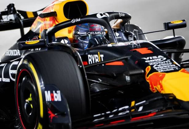 LAS VEGAS - Max Verstappen (Red Bull Racing) in action during the Las Vegas Grand Prix. ANP SEM VAN DER WAL xVIxANPxSportx xxANPxIVx 514144738 originalFilename: 514144738.jpg
