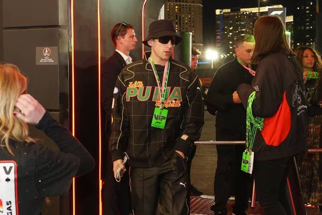 Basketballer Chris Brickley im Fahrerlager, Paddock, Grosser Preis von Las Vegas, Motorsport, Herren, Formel 1, Rennen, 23.11.2024 Las Vegas Nevada USA