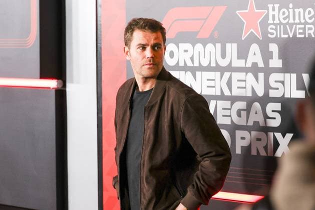 Schauspieler Paul Wesley, Grosser Preis von Las Vegas, Motorsport, Herren, Formel 1, Rennen, 23.11.2024 Las Vegas Nevada USA