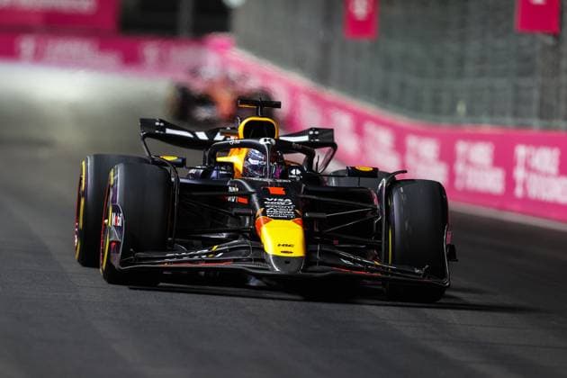 November 23, 2024: Oracle Red Bull Racing driver Max Verstappen (1) on the track during the Formula One Heineken Silver Las Vegas Grand Prix 2024 on the Las Vegas Street Circuit in Las Vegas, NV. CSM. Las Vegas United States of America - ZUMAc04_ 20241123_zma_c04_898 Copyright: xChristopherxTrimx