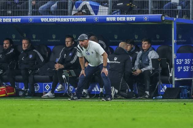 23.11.2024, Fussball, Saison 2024 2025, 2. Bundesliga, 13. Spieltag, Hamburger SV - FC Schalke 04, Trainer Steffen Baumgart (Hamburger SV) Hamburg Volksparkstadion Hamburg Deutschland xRHR-FOTO TRx Copyright: TimxRehbein RHR-FOTOx RHR-FOTO TR