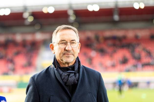 24.11.2024, Fussball, GER, Saison, 2.Liga, Saision 2024 2025, 13. Spieltag, SSV Jahn Regensburg - 1. FC Magdeburg Achim Beierlorzer (Geschäftsführer SSV Jahn Regensburg) DFL REGULATIONS PROHIBIT ANY USE OF PHOTOGRAPHS AS IMAGE SEQUENCES AND OR QUASI-VIDEO. Regensburg Bayern Deutschland Jahnstadion Regensburg