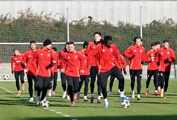 AC Sparta Praha players attend a training session before the UEFA Champions League, round 5, match AC Sparta Praha vs Atletico Madrid, in Prague, Czech Republic, on November 25, 2024. (CTKxPhoto KaterinaxSulova) CTKPhotoP2024112503083  CTKPhotoP2024112503083
