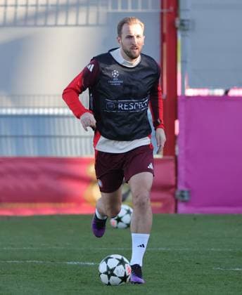 25.11.2024, Abschlusstraining, Champions League Saebenerstrasse Muenchen, Fussball, im Bild: Harry Kane (FC Bayern Muenchen)