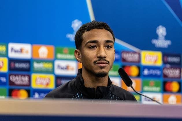 Pressekonferenz: Bayer 04 Leverkusen, 25.11.2024 Arthur (Bayer 04 Leverkusen, 13) Pressekonferenz: Bayer 04 Leverkusen; BayArena, Leverkusen, 25.11.2024 Pressekonferenz zum UEFA Champions League Spiel gegen RB Salzburg. Copyright: xBEAUTIFULxSPORTS Buriakovx