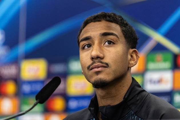 Pressekonferenz: Bayer 04 Leverkusen, 25.11.2024 Arthur (Bayer 04 Leverkusen, 13) Pressekonferenz: Bayer 04 Leverkusen; BayArena, Leverkusen, 25.11.2024 Pressekonferenz zum UEFA Champions League Spiel gegen RB Salzburg. Copyright: xBEAUTIFULxSPORTS Buriakovx