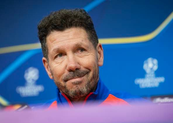 Diego Simeone coach of Atletico Madrid attends a press conference, PK, Pressekonferenz before the UEFA Champions League, round 5, match AC Sparta Praha vs Atletico Madrid, in Prague, Czech Republic, on November 25, 2024. (CTKxPhoto MichaelaxRihova) CTKPhotoP2024112506024  CTKPhotoP2024112506024