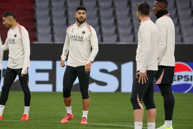 Marco Asensio (Paris Saint-Germain, PSG, 11). Ger, Abschlusstraining, Paris Saint-Germain, PSG, Fussball, UEFA Champions League, 5. Spieltag, Saison 2024 2025, 25.11.2024, Ger, Abschlusstraining, Paris Saint-Germain, PSG, Fussball, UEFA Champions League, 5. Spieltag, Saison 2024 2025, 25.11.2024 Muenchen Copyright: xEibner-Pressefoto JennixMaulx EP_JML